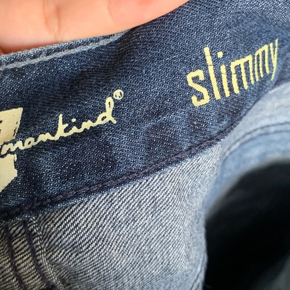 7 for all mankind slimmy jeans 30 x 28 - Picture 2 of 5